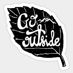 Go Outside (for Bright Color) Sticker